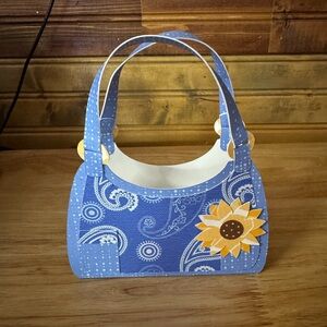 Bandanna Mini Purse Gift Bag for a gift card